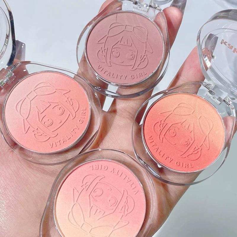 Roamwifi Double Blusher Nature Repair High Gloss Chin Purple Female Sun Red Nude Makeup Chin Blue Matte Brightening 2023 New Arrival