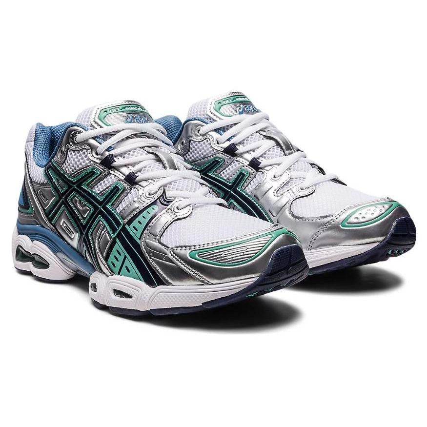 Asics Кроссовки унисекс Gel Nimbus 9 Mint Steel Blue White-Silver 1201A424-104