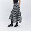 LILY Retro Plaid A-Line Skirt for Women