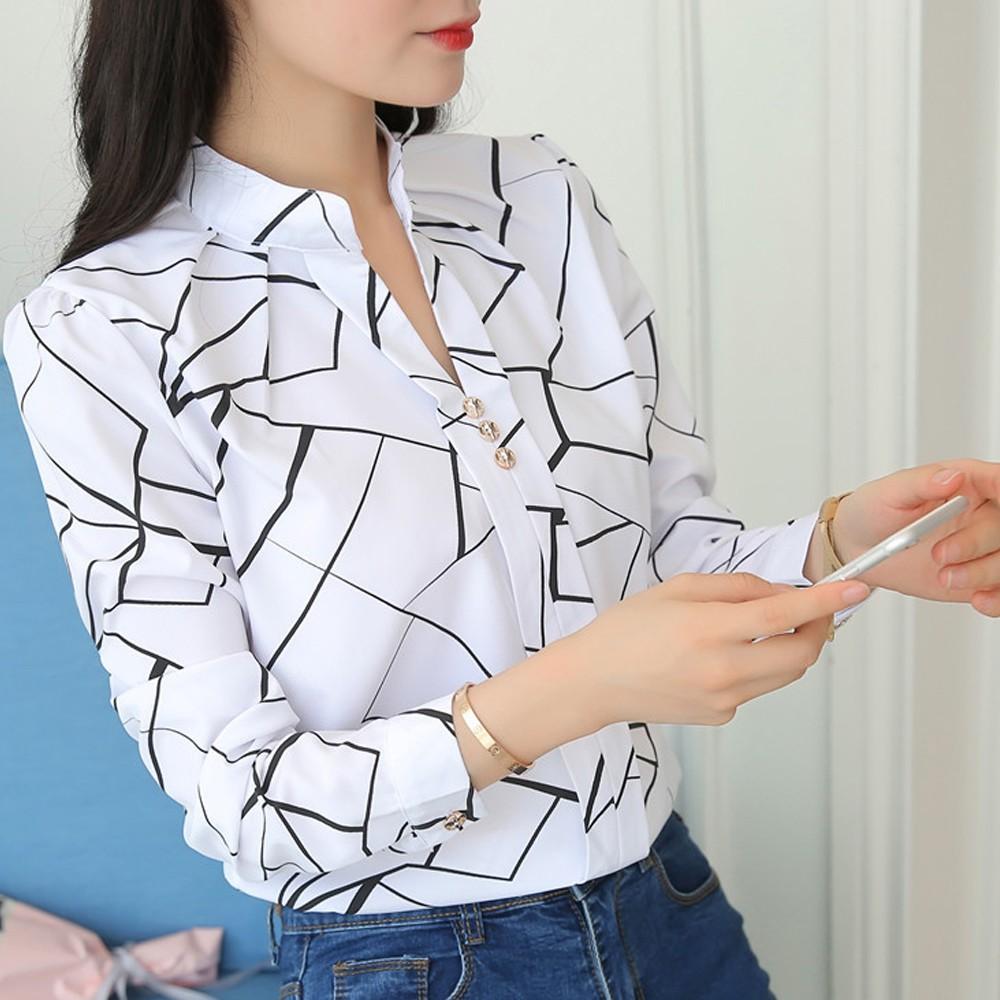 Женские футболки большого размера с принтом, женские рабочие блузки с длинным рукавом, топы