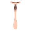 Аппликатор для крема для век Розовое золото Т-образная лопатка Двойная головка Способствует впитыванию Уменьшает отечность Крем для век