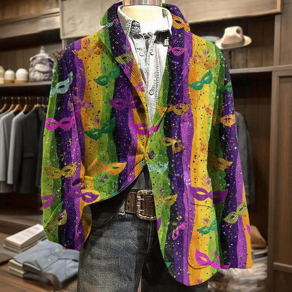 Мужская куртка в стиле business casual из вельвета