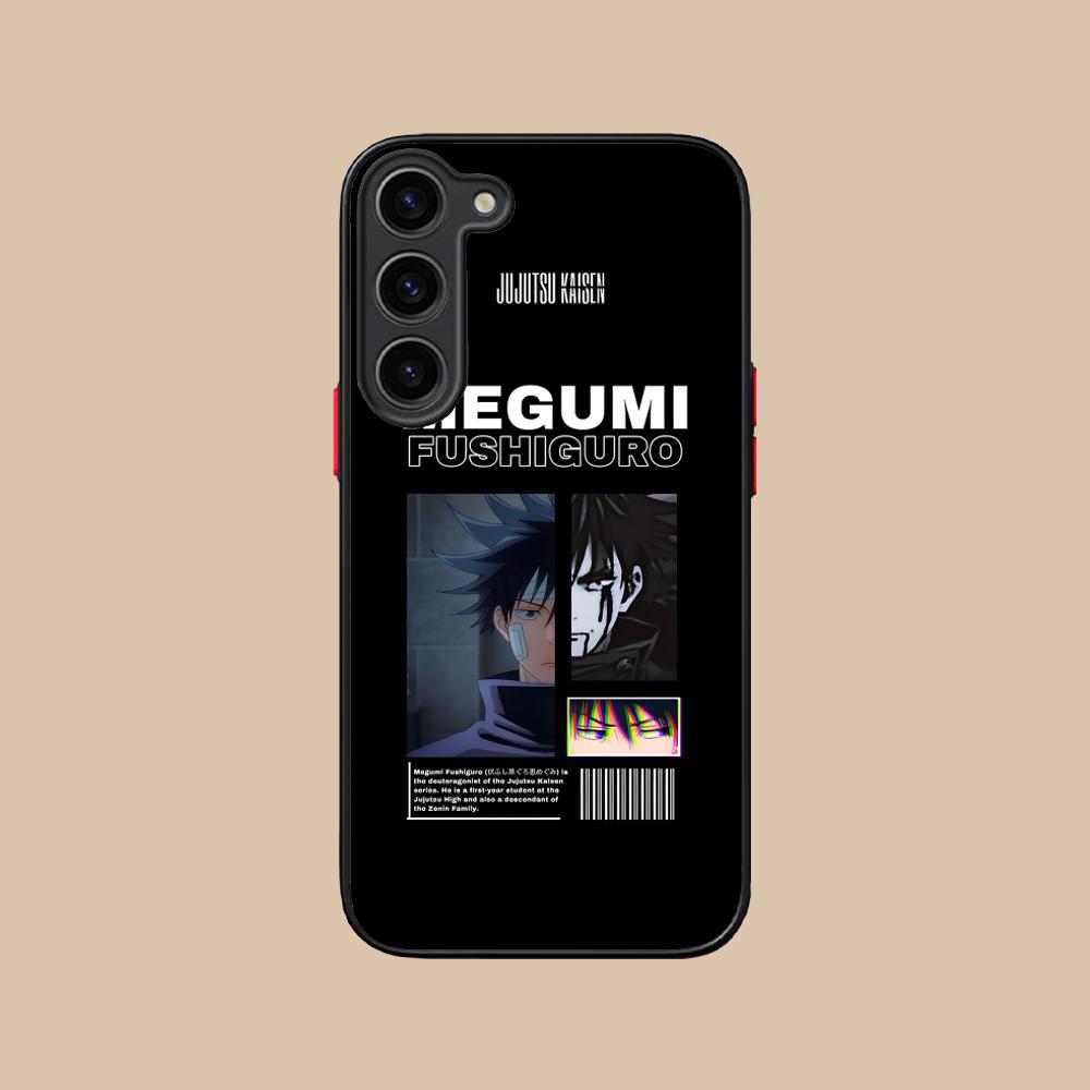 Чехол для мобильного телефона Jujutsu Kaisen Мегуми для Samsung Galaxy S25 S24 S23 S22 S21 Plus FE Ultra Цветной Силиконовый Чехол Роскошный Чехол