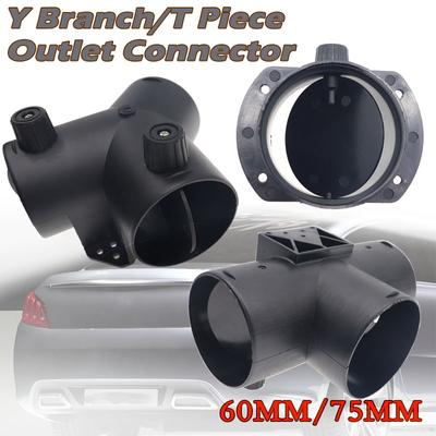 60 мм/75 мм Y-образное ответвление, тройник, воздуховод, выходной разъем для Webasto, воздушный дизельный стояночный обогреватель, выхлоп с регулирующим клапаном