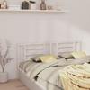 VidaXL Headboard White 166x4x100 Cm Solid Pine Wood 818831