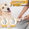 2026 Машинка для стрижки когтей собак и кошек, 3 скорости, со светодиодной подсветкой и перезаряжаемой USB-зарядкой, бесшумный триммер для ухода за когтями питомцев