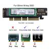 Адаптер xiwai NGFF NVME AHCI SSD to 16x 4X для 110 мм 80 мм SSD M.2 M-Key PCI-E 3.0
