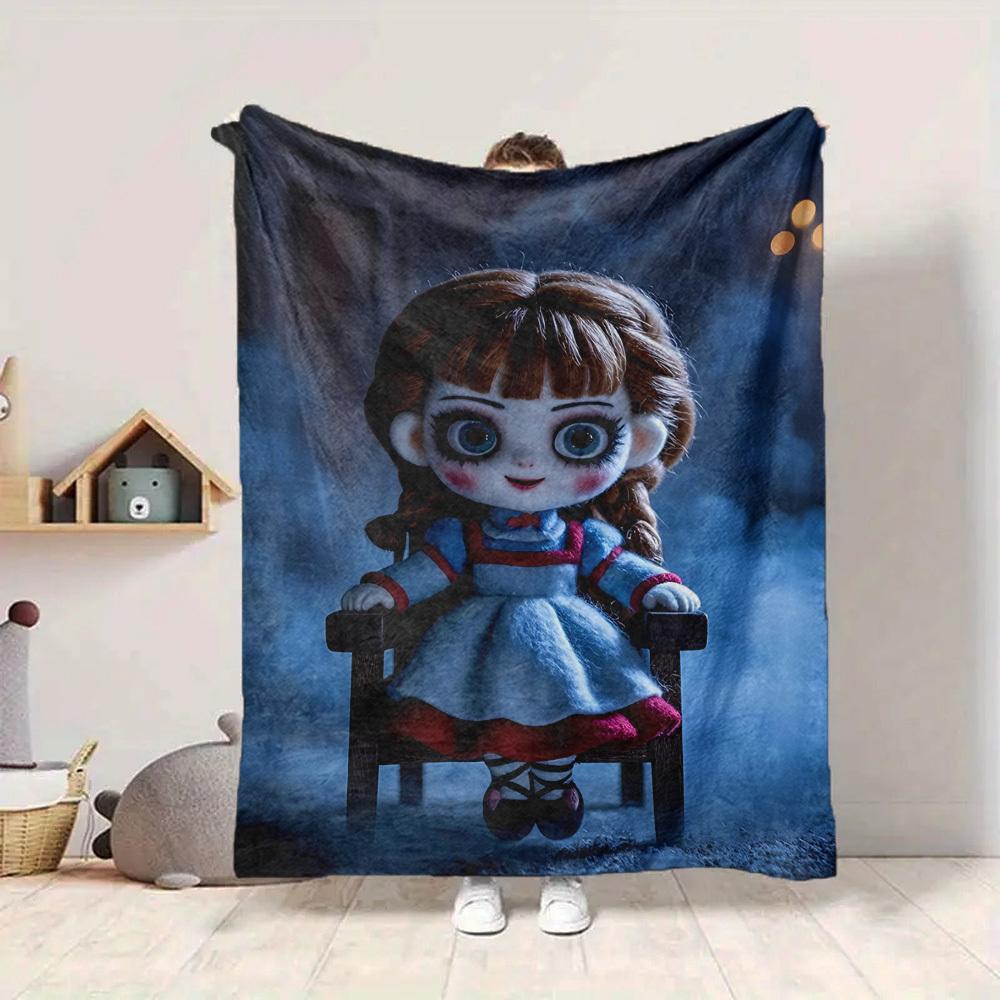 1 шт. Плед AnnaBelle Легкий фланелевый плед Покрывало для дивана, кровати, путешествий, кемпинга, гостиной, офиса, дивана