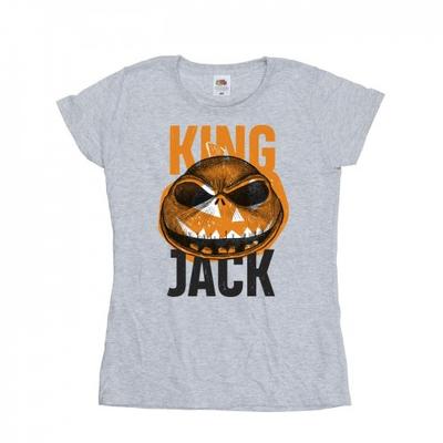 Женская/дамская футболка «Кошмар перед Рождеством» из хлопка King Jack