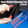 Window Opening Kit Emergency Stuck Window Repair Tools Professional Home Maintenance Set with Red Handle