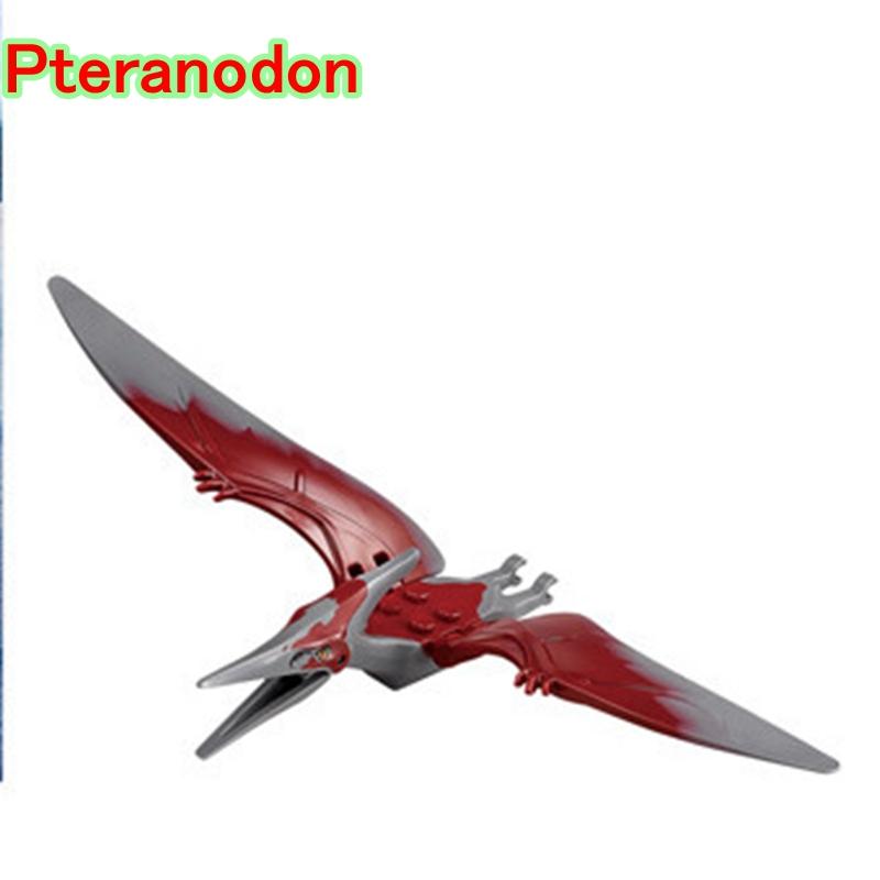 Блокирующие блоки динозавры Юрского периода Тираннозавр Рекс Виверна Велоцираптор Стегозавр строительные блоки игрушки для детей динозавр