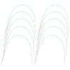 10 Pcs Circular Knitting Needle Portable 40cm Length Home Stainless Steel Ring Bending Sweater