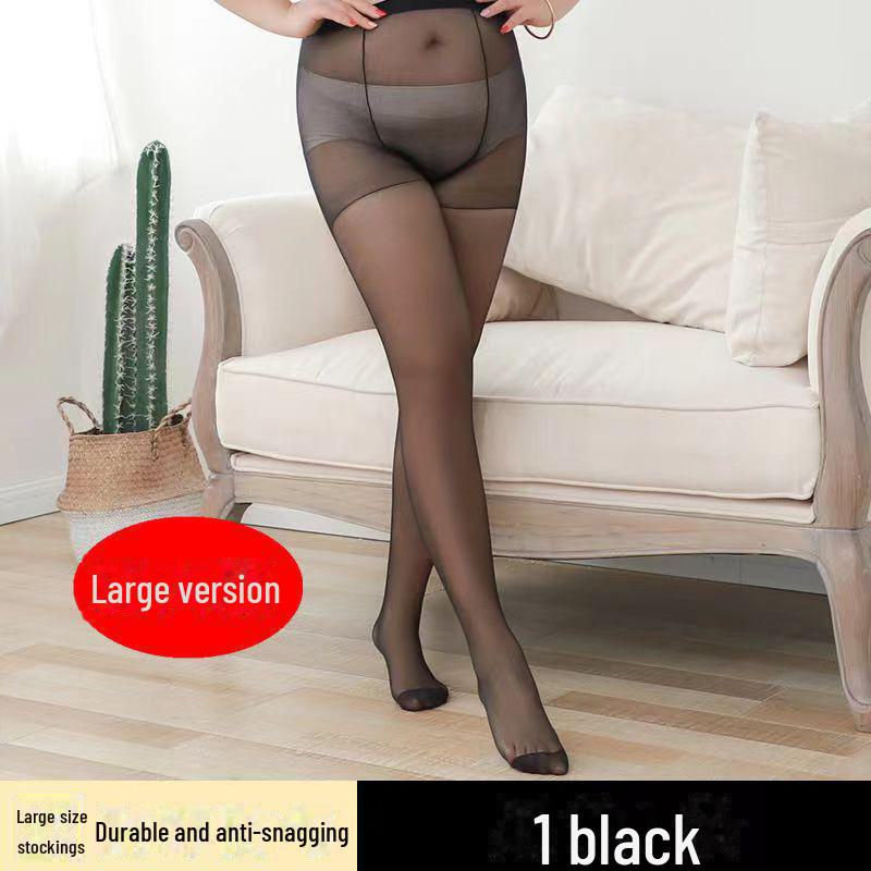 Extra Large Non-Slip Skin Tone Pantyhose for Plus Size Women