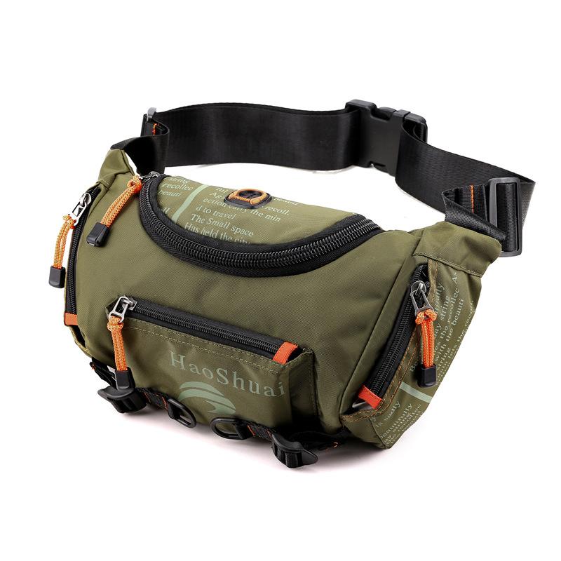 Multifunctional Outdoor Fanny Pack Sports Men's Shoulder Messenger Bag Waterproof Breast Bag Cycling Mountaineering Large-capacity Fanny Pack