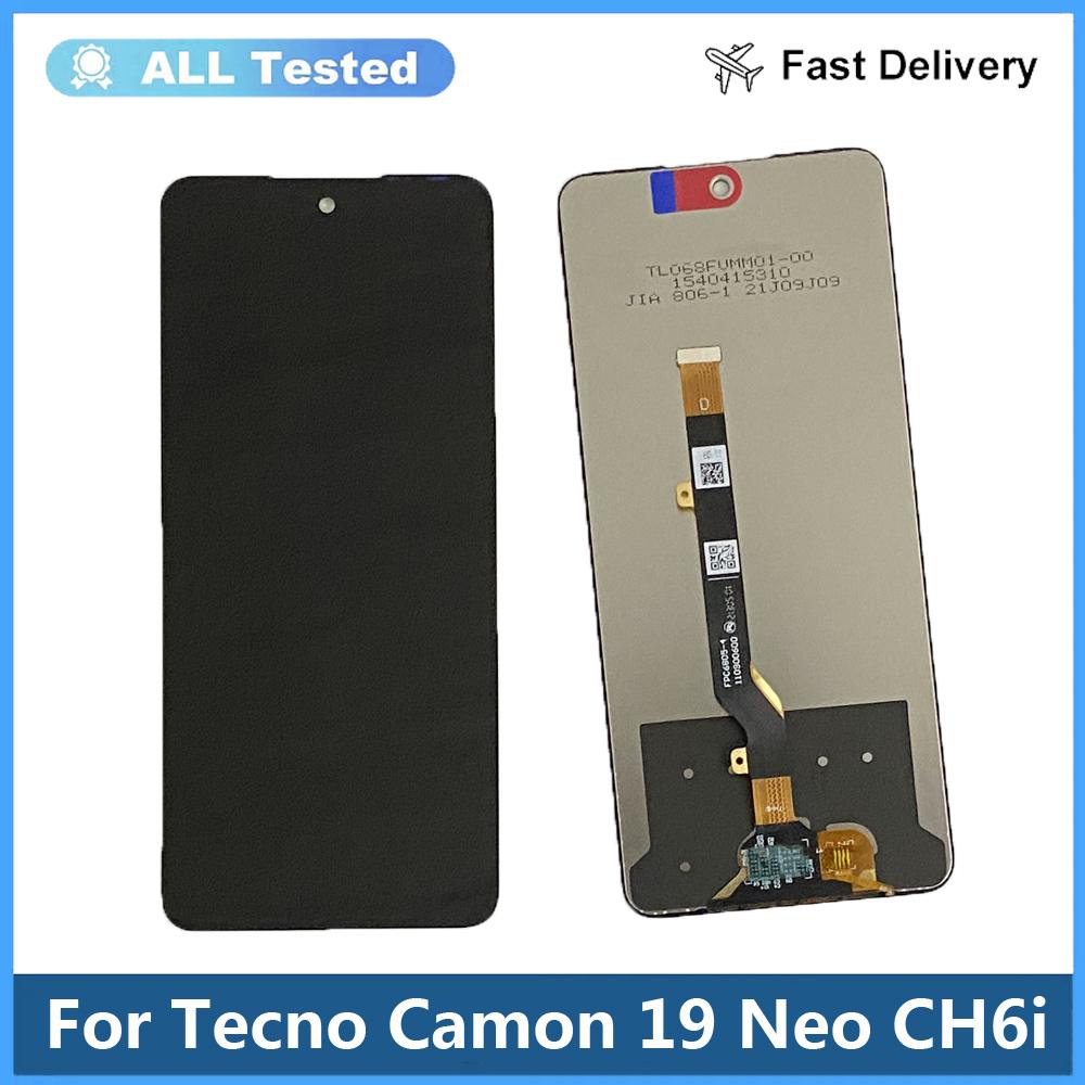 Полная сборка LCD-экрана и дигитайзера для Tecno Camon 19 Neo CH6i