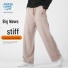 JEANSWEST LIFE Men's Pleated Wide-Leg Straight Casual Pants