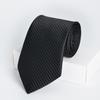 Men Solid Color Jacquard Business Tie Formal Twill Slim Necktie Wedding Office Work Tie Suit Accessories