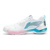 Li Ning Blade II PRO Амортизирующие, износостойкие низкие бадминтонные кроссовки Унисекс Белый Серебристый Синий AYZV001-2