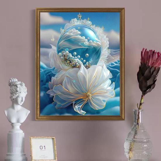 Пейзаж Алмазная мозаика с изображением океанских ракушек, принт, повышение креативности, снятие стресса, мозаика, алмазная вышивка, украшение для дома, сделай сам, подарок