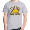 Less Talk More Tacos Funny Graphic T Shirts Summer Cotton Short Sleeve Tshirts New Shirts And Tshirts Streetwear Print T Shirt