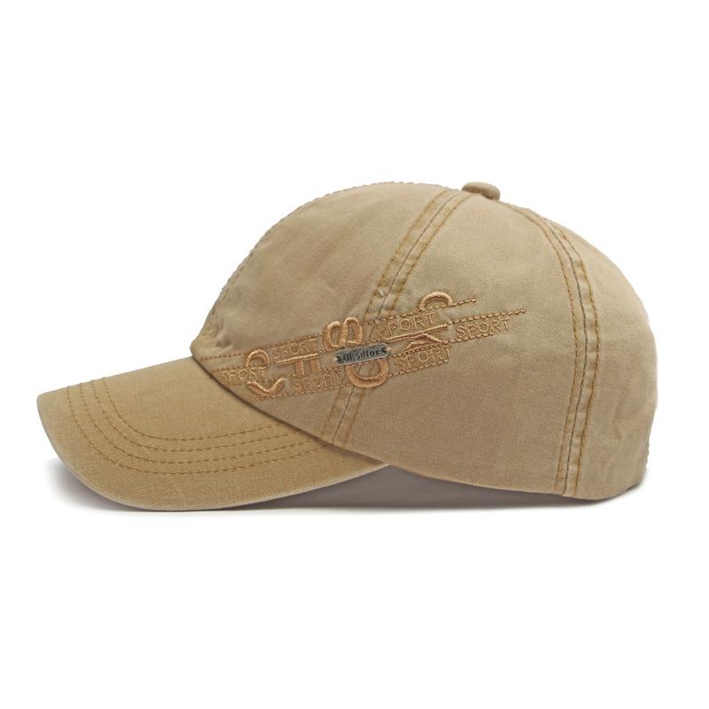 Cotton Baseball Cap Men Outdoor Sun Hat Embroidered Cap