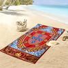 Portuguese Heritage Emblem beach towel beach Beach towel for vacation photos swim seaside Absorbent bath towel Comfort Fashion