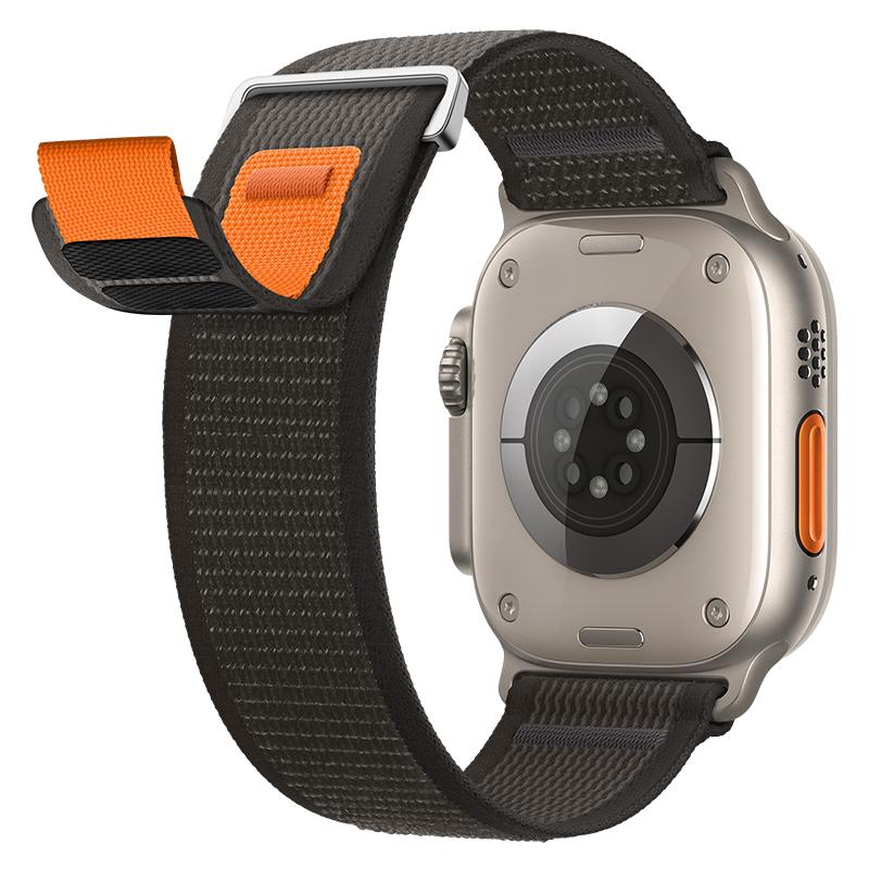 Adjustable Nylon Elastic Smart Watch Bands for Apple Series 10 42mm to Fit 38mm 40mm 41mm 44mm 45mm 46mm 49mm