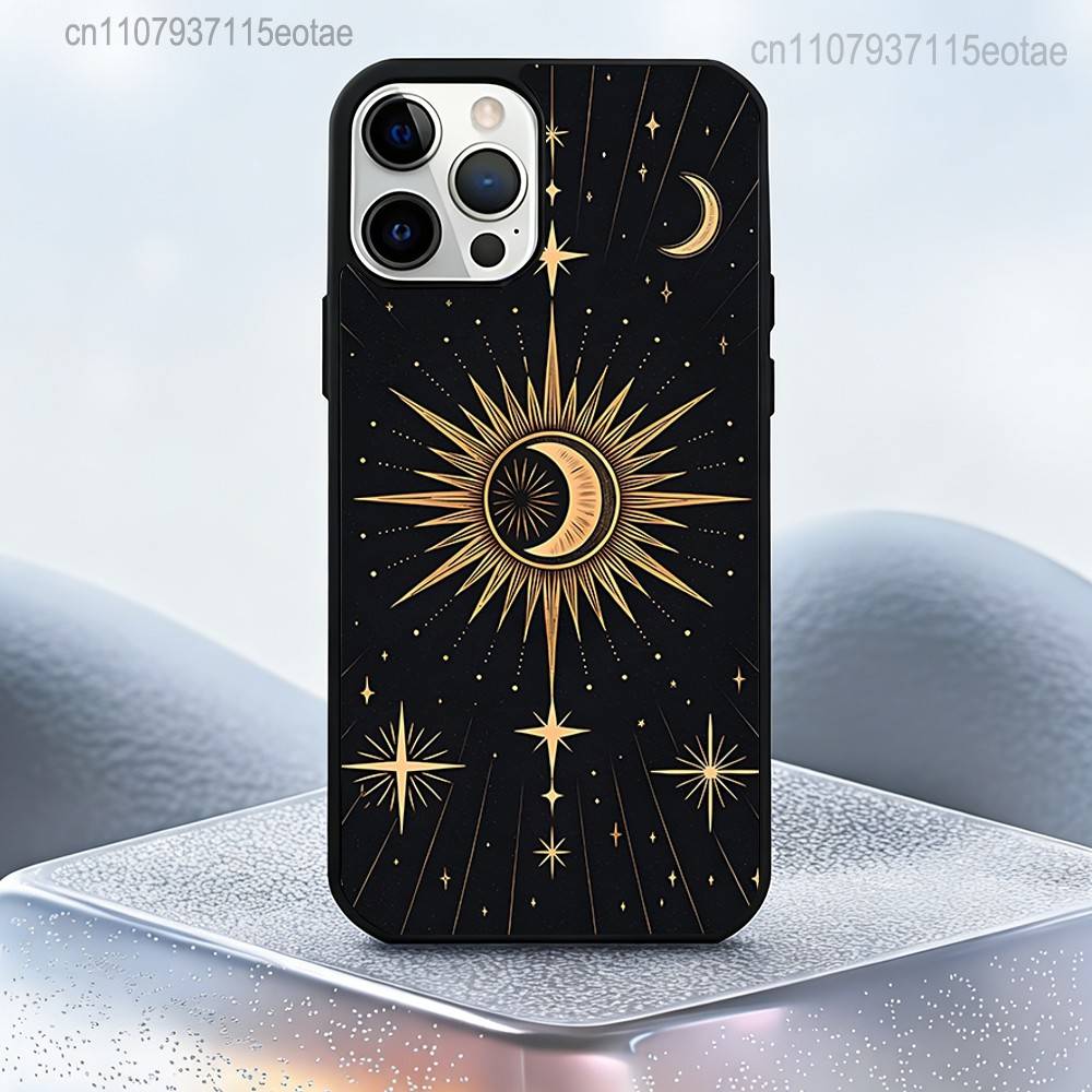 Таинственная Луна Ведьм Таро КРУТОЙ Чехол Для iPhone 17,16,15,14,13,12,11,Pro,Max,Plus,Mini,SE4,E Магнитный Magsafe Беспроводная Зарядка