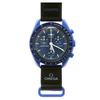 Часы OMEGA SWATCH Neptune Omega Swatch Collaboration Оригинальная коробка с покупателем Speedmaster Model Mission Collaboration Водонепроницаемые Mission Silicone ×