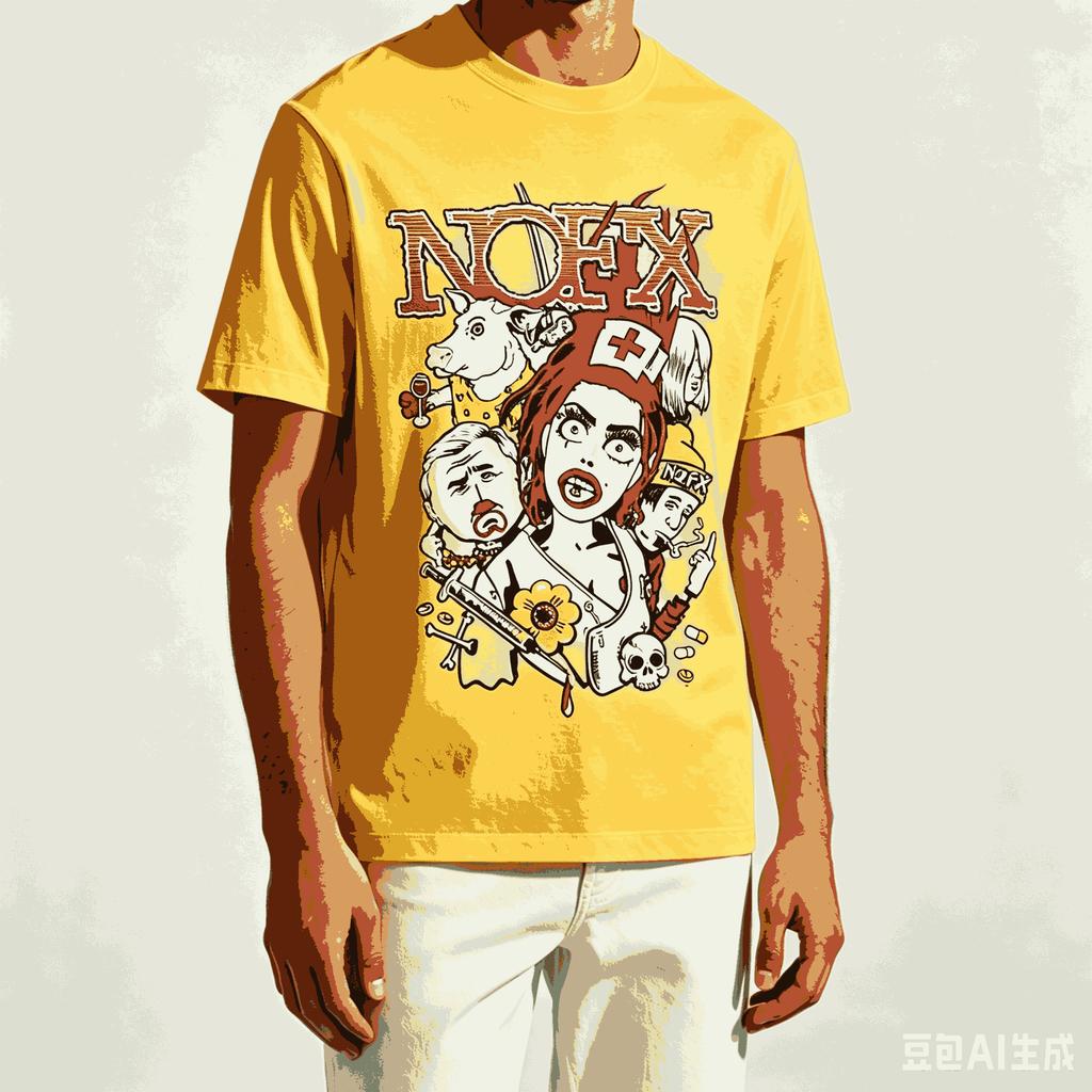 Nofx For Fan Gift Tshirt Unisex Unisex Harajuku Oversized Unisex Short Sleeve Streetwear High Quality Couples Classic Fashion Soft
