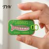 Cute Storage Case for Teens Sardine Tin Jewelry Box with Fishbone, PLA Vintage Compact Size Lightweight Travel Organizer, Portable Earrings Necklaces