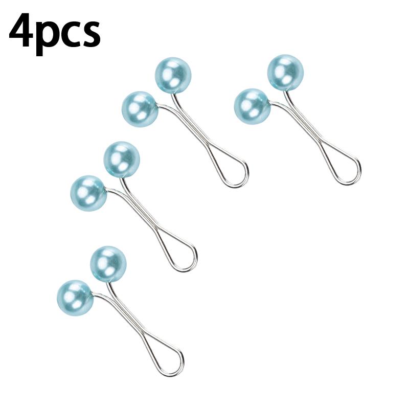 New U-Shaped Pearl Brooch Fixed Straps Anti Slip Scarf Pin DIY Sewing Multi-Purpose Scarf Adjuster Lady Fixed Pins