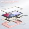 Защитный чехол для Samsung Tab A7 Lite 8,7 дюйма с вращающейся на 360° подставкой и эластичным ремешком на руку