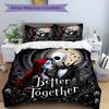 Jack Sally Eternal Love Print 3Pcs Bedding Setduvet Cover With 2 Bedropillowcase Home Birthday Gift