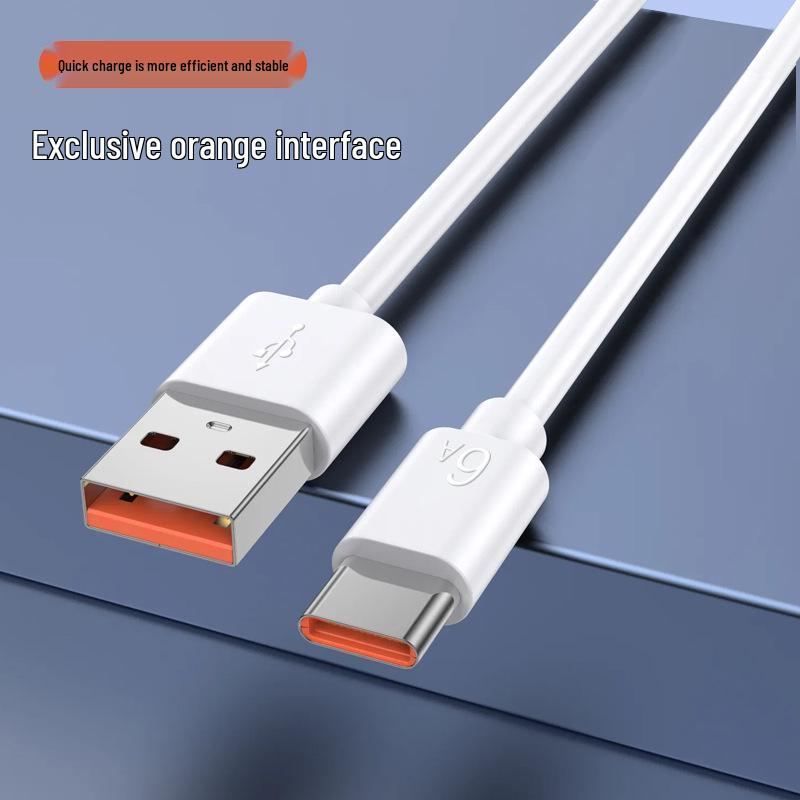 66 Вт 6 А Super Fast Charging Type-C кабель для Huawei, 2 м, Полностью совместим с Flash Charge