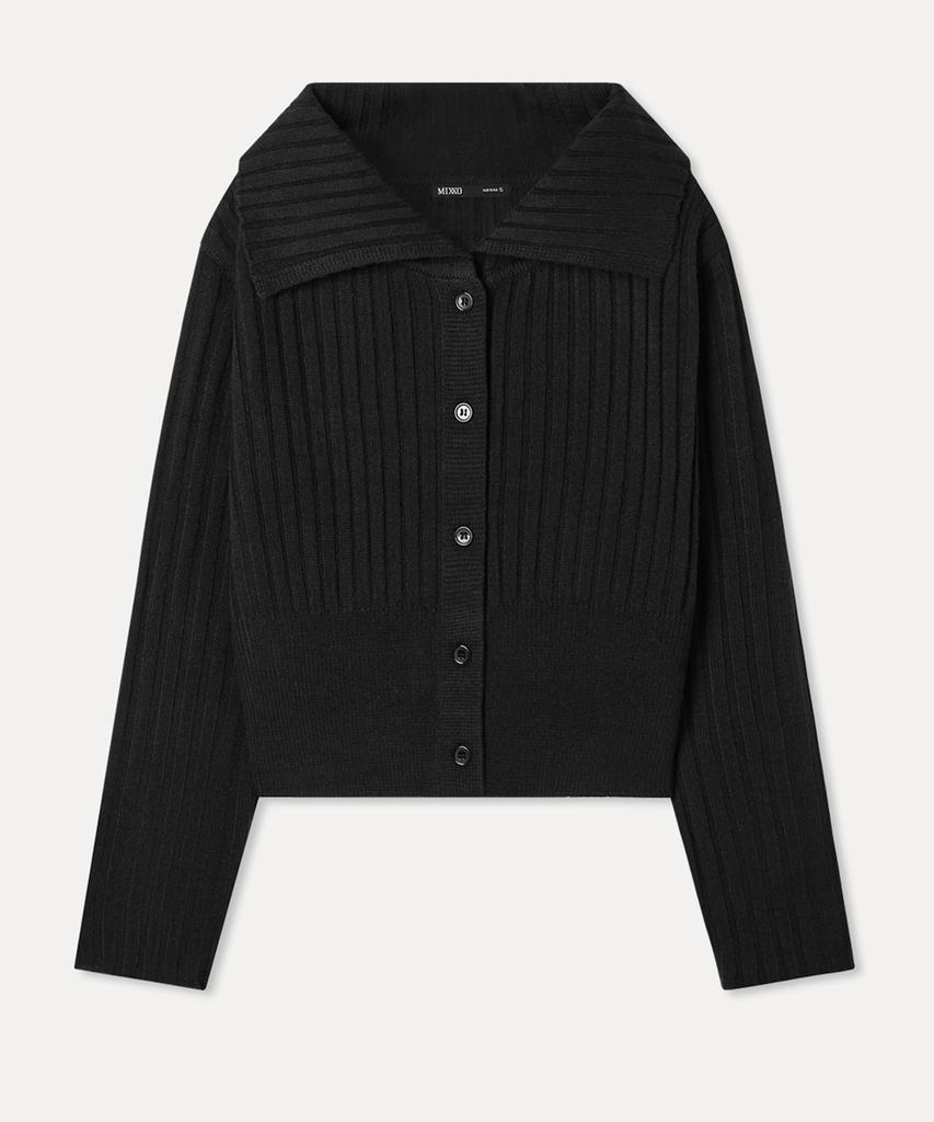 Укороченный кардиган с воротником Mixxo_Miwckg411T