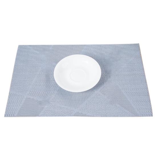 Yousheng Table Mat Anti-skid Absorbent PVC Geometric Pattern Insulation Pad for Dining Table