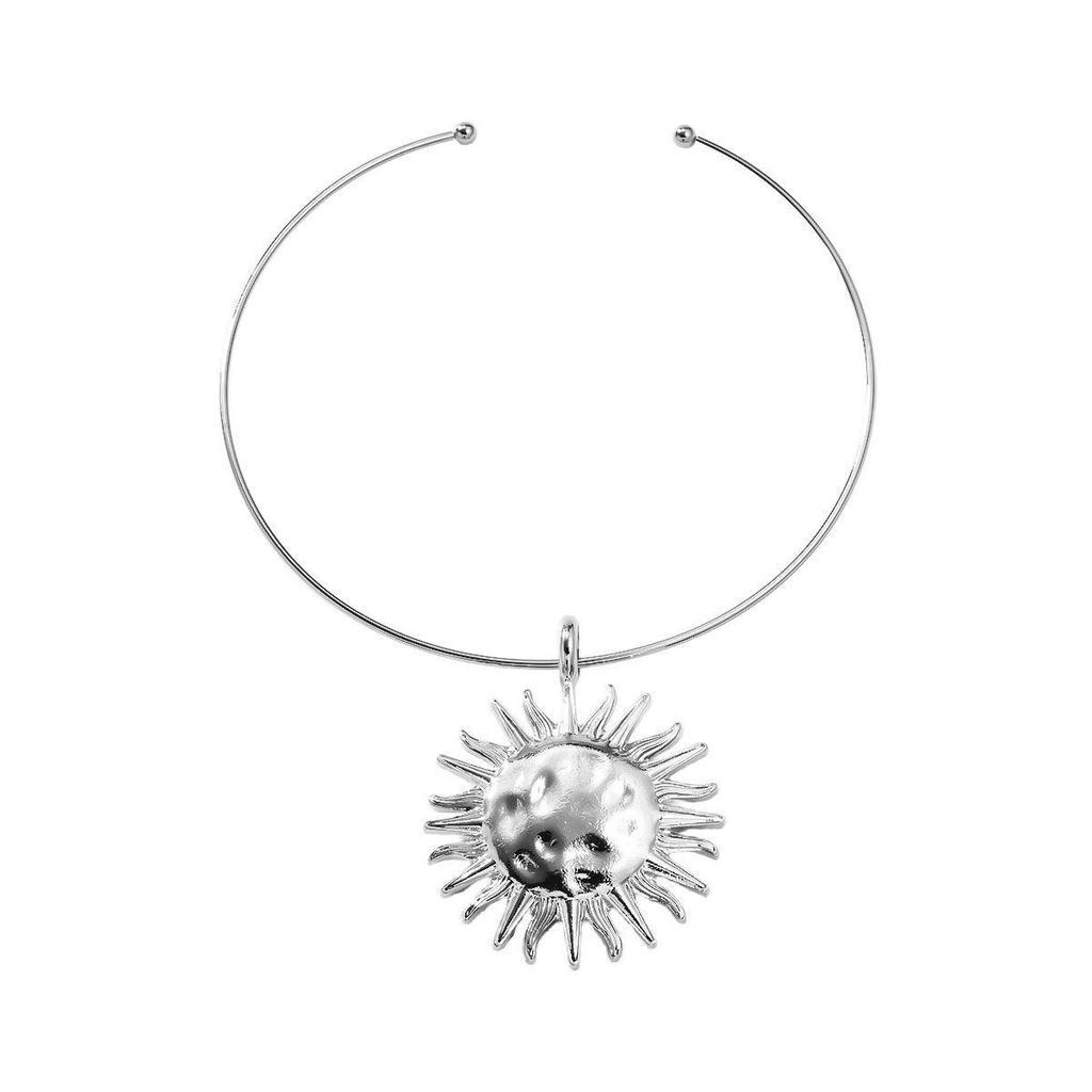 Summer Sunflower Jewelry Set: Necklace & Earrings Combo | Trendy European & American Style