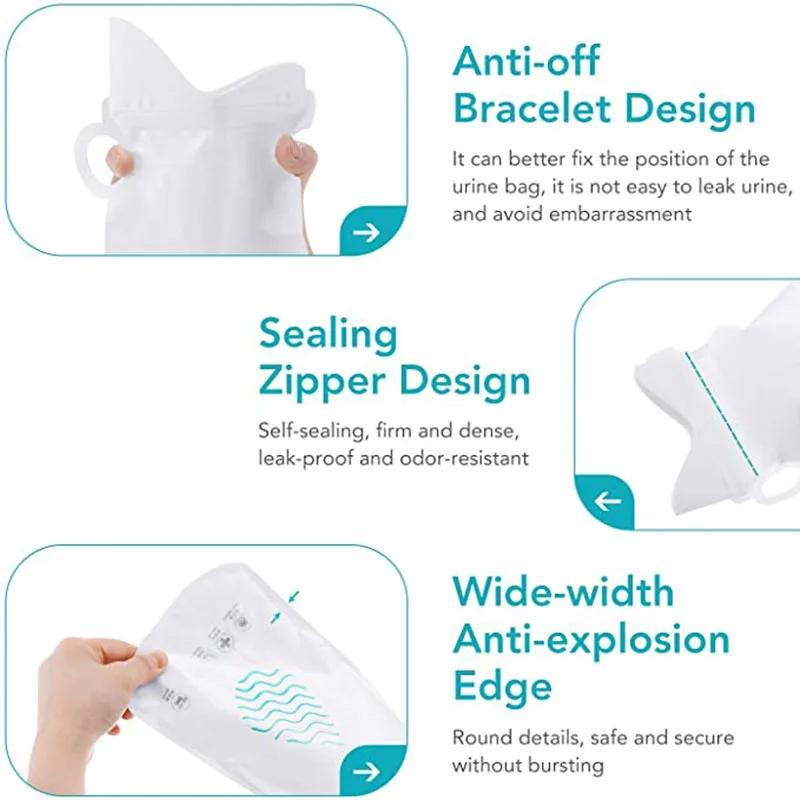 700 мл 4 шт., портативный автомобильный писсуар для путешествий на открытом воздухе, рвотные мешки, мини-мобильные туалеты, удобный одноразовый туалетный мешок унисекс