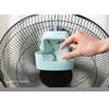Quickly Cooling Ice Cube Storage Box 4 Ice Cups Small Fans Portable Electric Fans Cooler  Summer