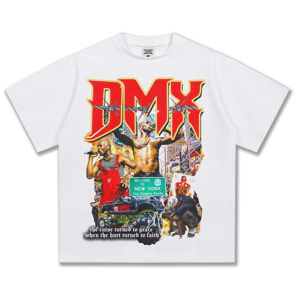 2026 Dmx New York Graphic Tshirt Unisex Oversized Bold Design Rap Legend Fan Merch Comfort Streetwear Daily Casual Tees Unisex