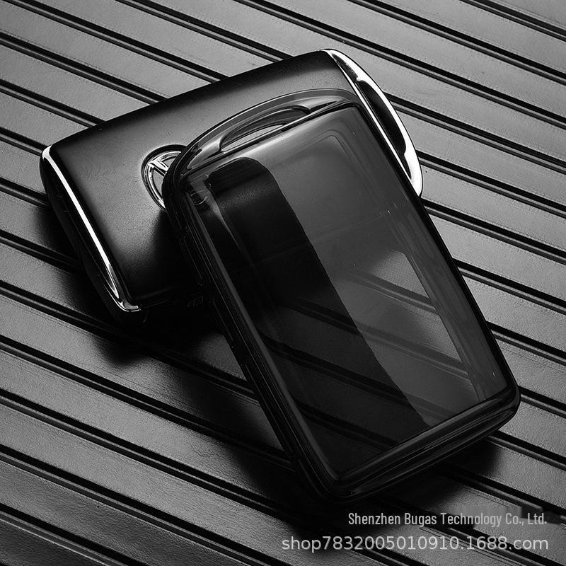 Прозрачный чехол для ключа, подходящий для Mazda 3 Angkesaila, CX4, CX5, Atez, CX30, следующего поколения CX8, с надежной застежкой-пряжкой.