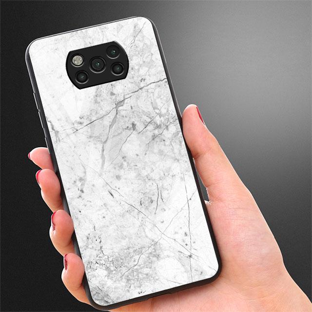 Роскошный стеклянный чехол с мраморным узором для Xiaomi Poco X3 NFC 11 Lite 11T F3 M3 для Redmi Note 11 10 9 8 Pro 10S 9S 9A 9C чехол для телефона