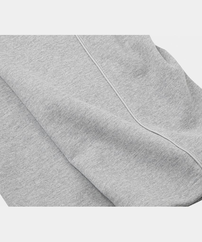 LETTERCOMO Heavy Cotton Piping Wide Sweatpants Gray