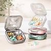 Portable Portable Medicine Box Sealed Moisture-proof Medicine Box Mini Travel Medicine Box Small Capacity Medicine Storage Box