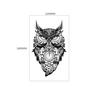 Animal Tattoo Sticker Tiger Head Wolf Head Geometric Shape Wind Set Water Transfer Flower Arm Sticker