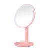 Зеркало настольное EKO Imira Mini Mirror розовое со светодиодной подсветкой Компактное USB зарядное устройство EK5228PK-1X