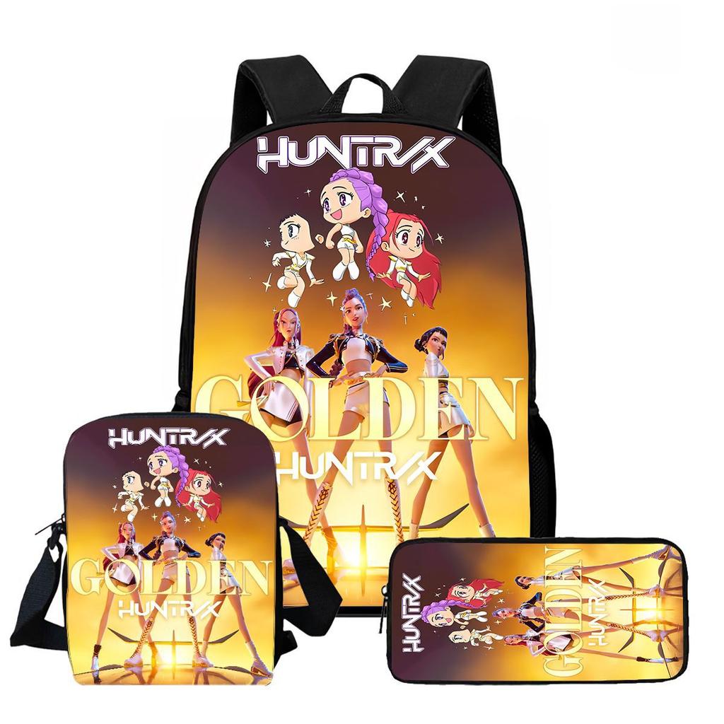 Kpop Witcher Girl Group Trendy Kids Backpack with High-Definition Print, Large Capacity, Lightweight, and Back-Protecting Design 6267