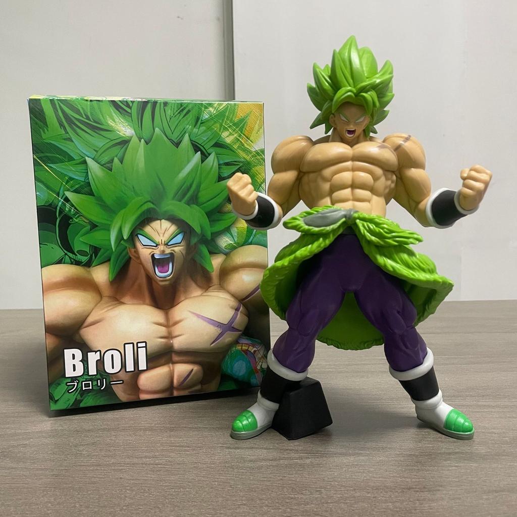23 см Аниме Dragon Ball Злой Броли Фигурка Мультяшный ПВХ Ручная Работа Модель Статуэтка Украшение Хобби Игрушка Настольное Украшение Куклы Подарки