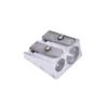 Two Hole Bevelled Office Sharpener Pencil Sharpener Double Hole Pencil Sharpener Pens Cutter Tool
